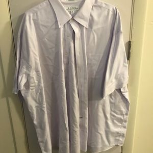 Short Sleeve Button Down Lilac 3XT Non-iron